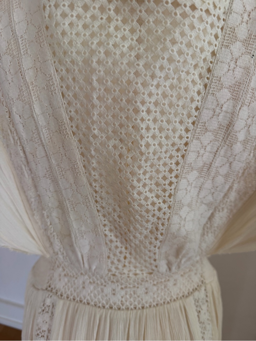 Free People Cream Lace Maxi Dress - Picture 7 of 10